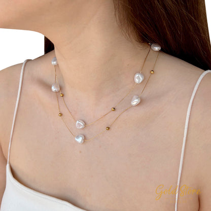 COLLAR DE PERLAS DOBLE