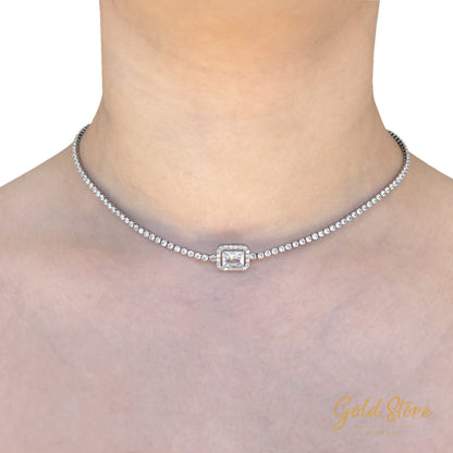 COLLAR ZIRCONIAS CON DIJE