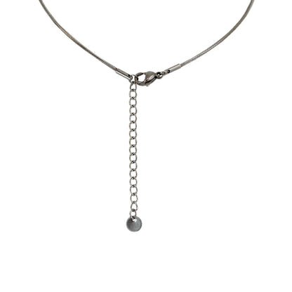 COLLAR CORAZON CHUNKY BICOLOR