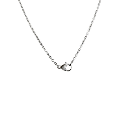 COLLAR CRUZ CHICA CON ZIRCONIAS