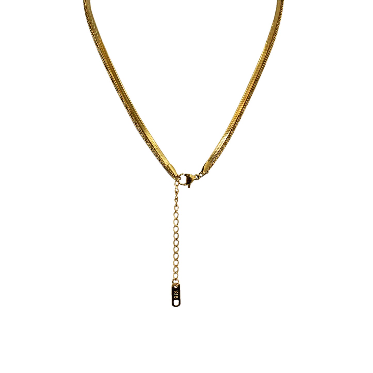 COLLAR DOBLE CON ZIRCONIA