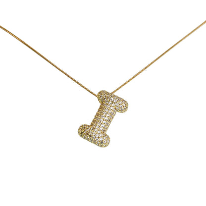 COLLAR INICIAL BALLON ZIRCONIAS
