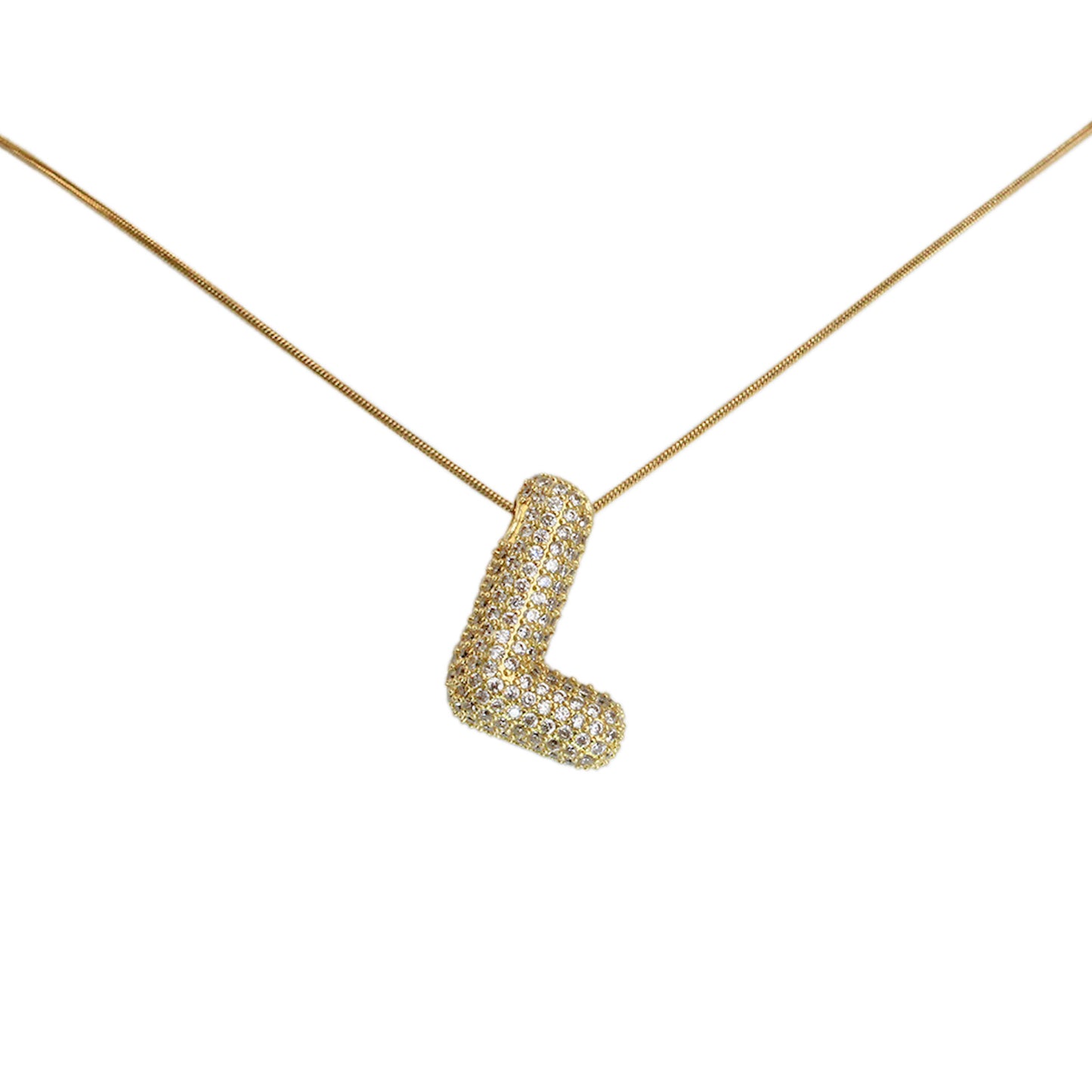 COLLAR INICIAL BALLON ZIRCONIAS
