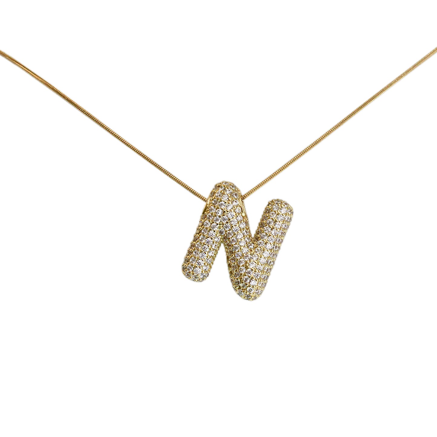 COLLAR INICIAL BALLON ZIRCONIAS