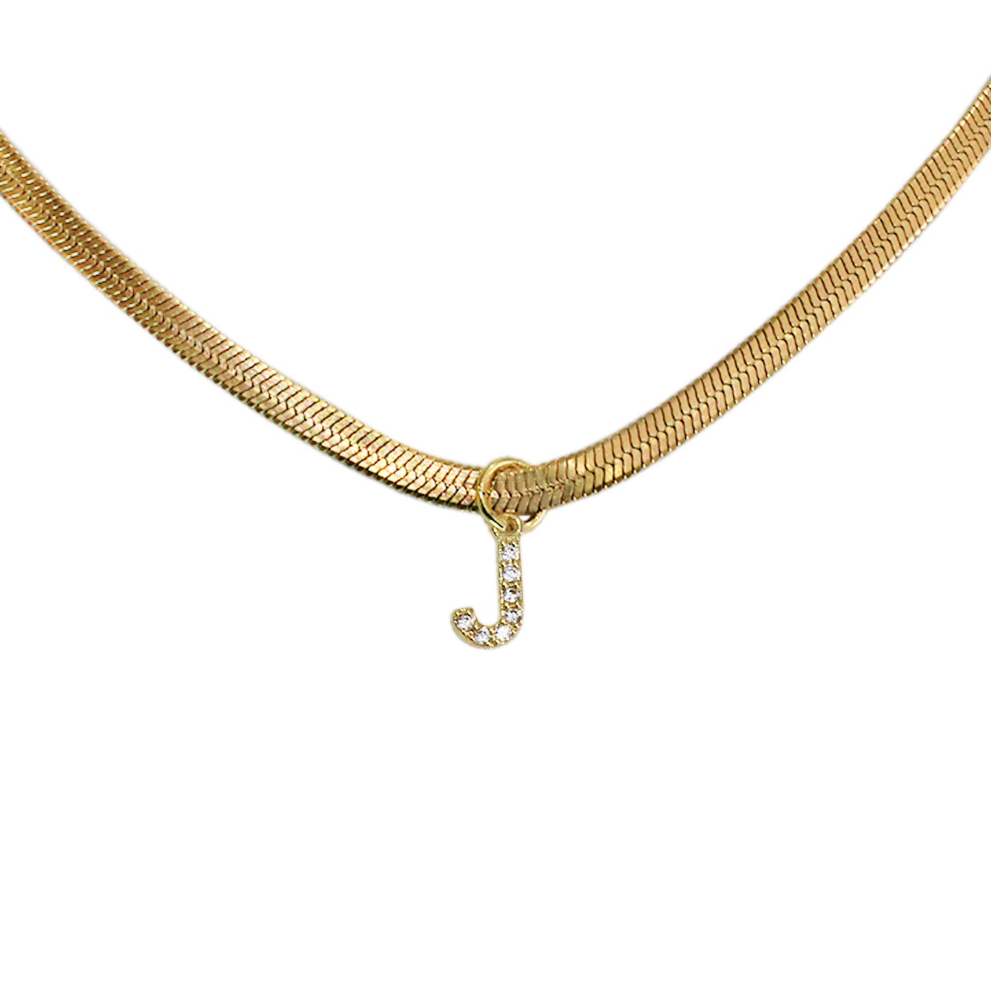 COLLAR INICIAL MINI CON ZIRCONIAS