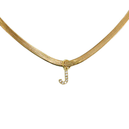 COLLAR INICIAL MINI CON ZIRCONIAS