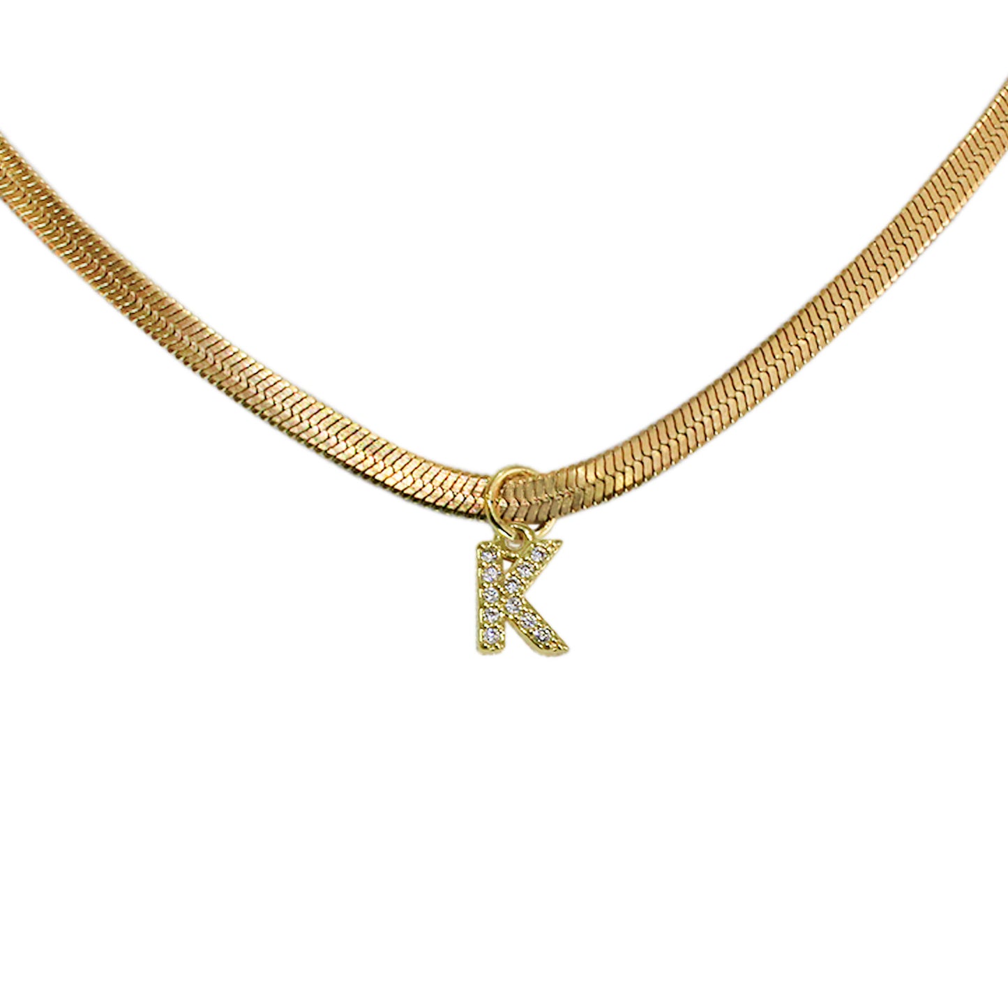 COLLAR INICIAL MINI CON ZIRCONIAS