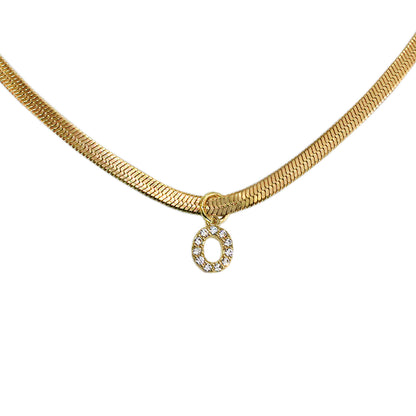 COLLAR INICIAL MINI CON ZIRCONIAS