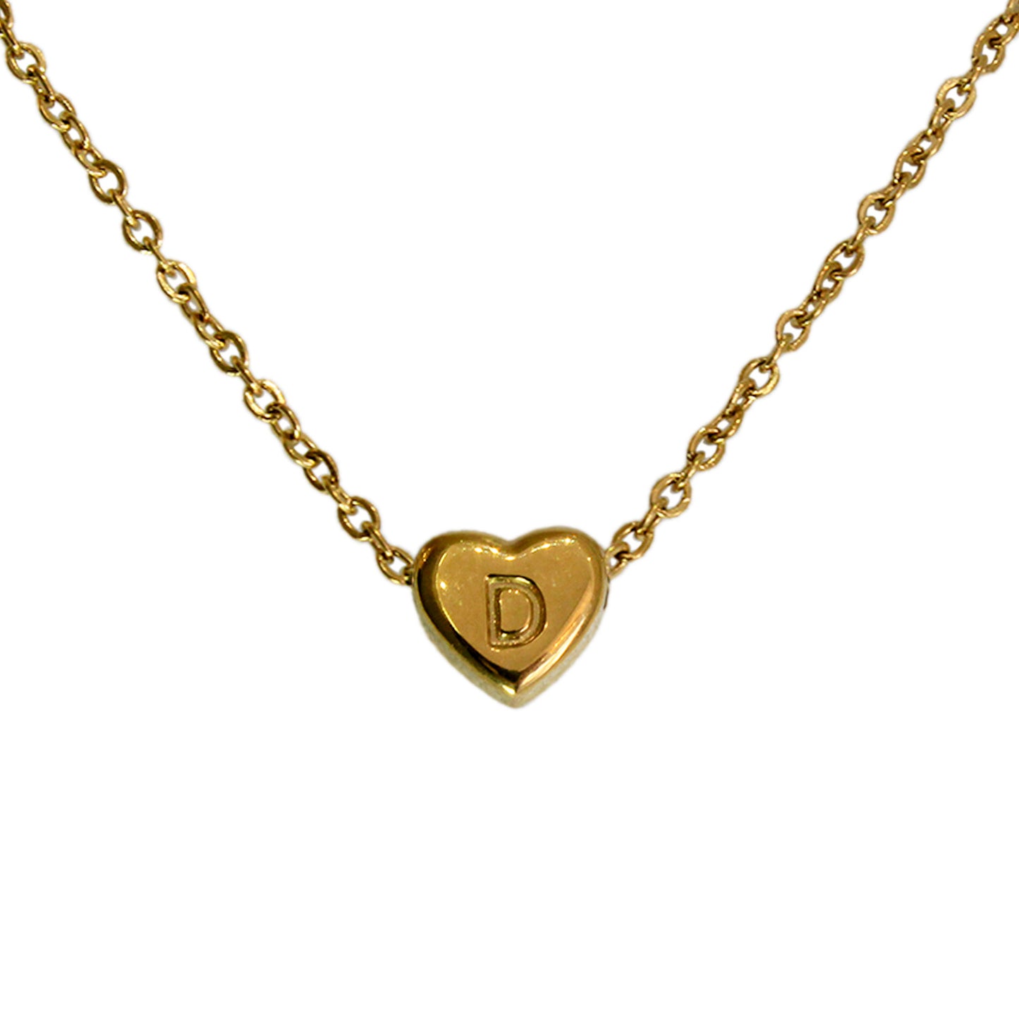 COLLAR MINI CORAZON DE INICIAL