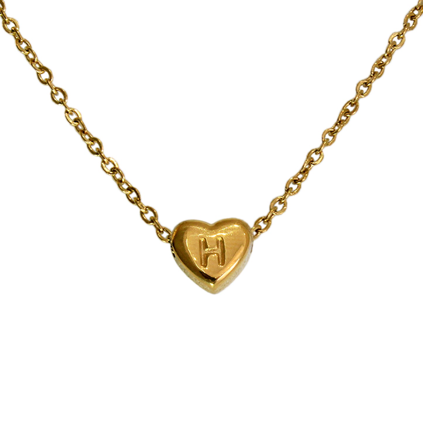 COLLAR MINI CORAZON DE INICIAL