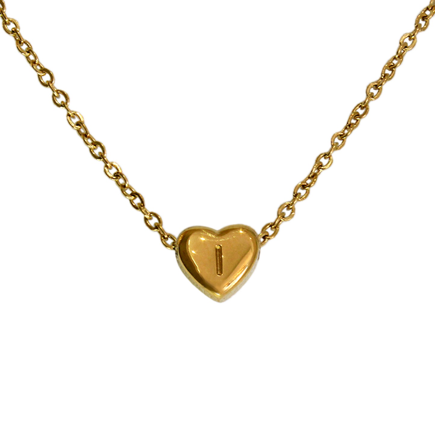 COLLAR MINI CORAZON DE INICIAL