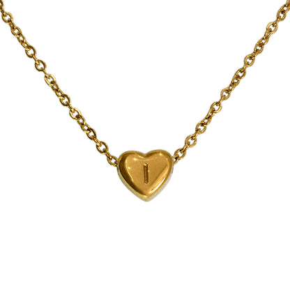 COLLAR MINI CORAZON DE INICIAL