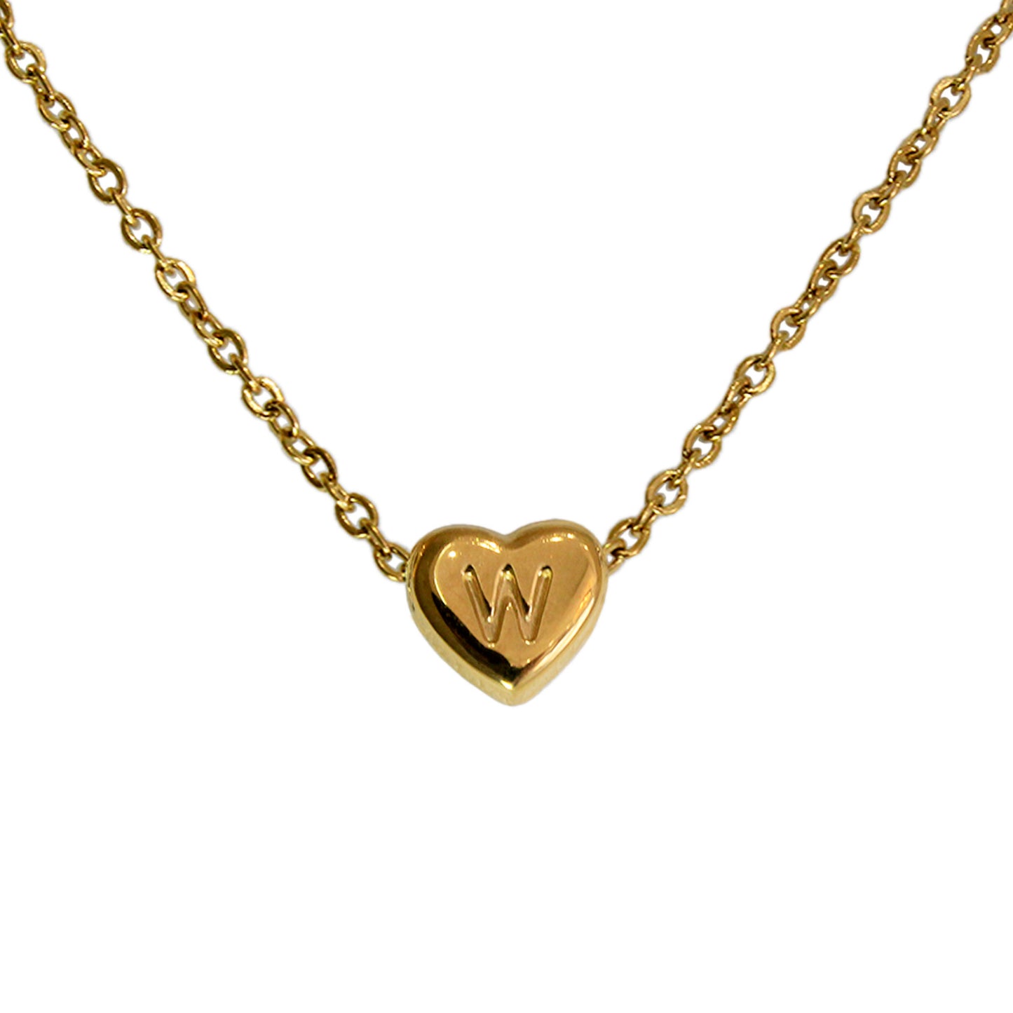 COLLAR MINI CORAZON DE INICIAL