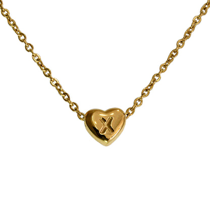 COLLAR MINI CORAZON DE INICIAL