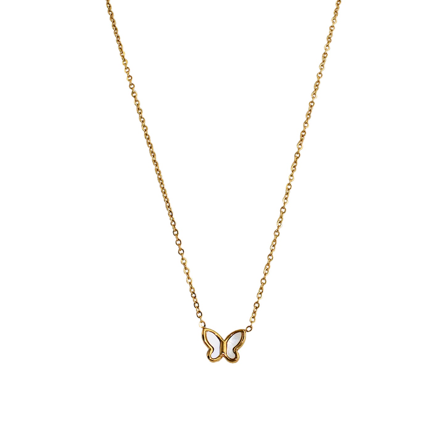 COLLAR MARIPOSA PERLA MADRE