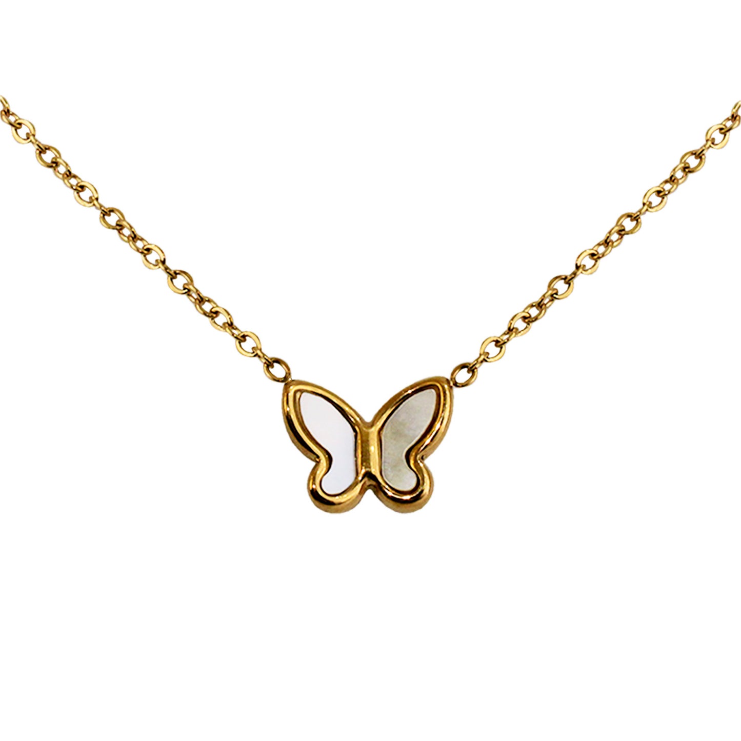 COLLAR MARIPOSA PERLA MADRE