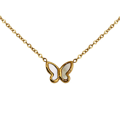 COLLAR MARIPOSA PERLA MADRE