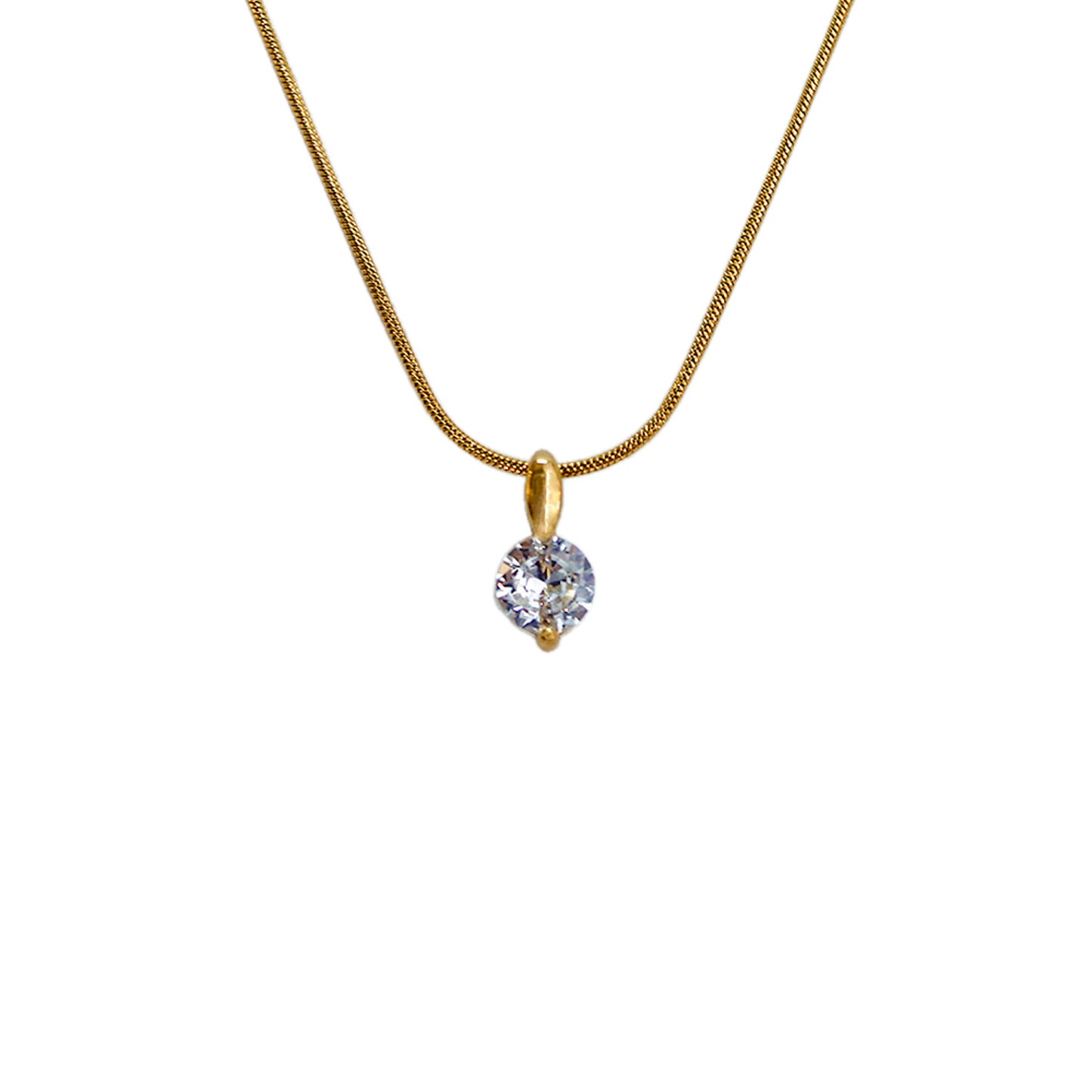 COLLAR ZIRCONIA SENCILLA CHICA