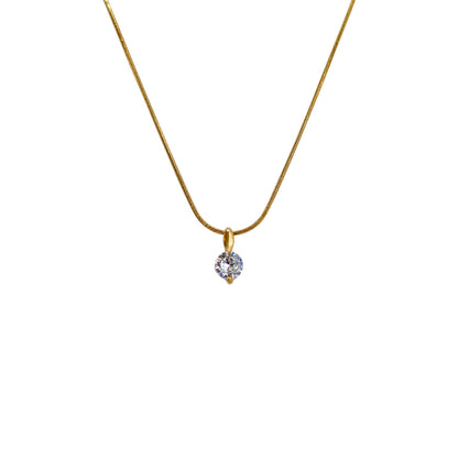 COLLAR ZIRCONIA SENCILLA CHICA