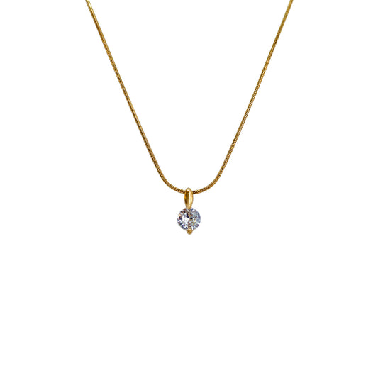 COLLAR ZIRCONIA SENCILLA CHICA