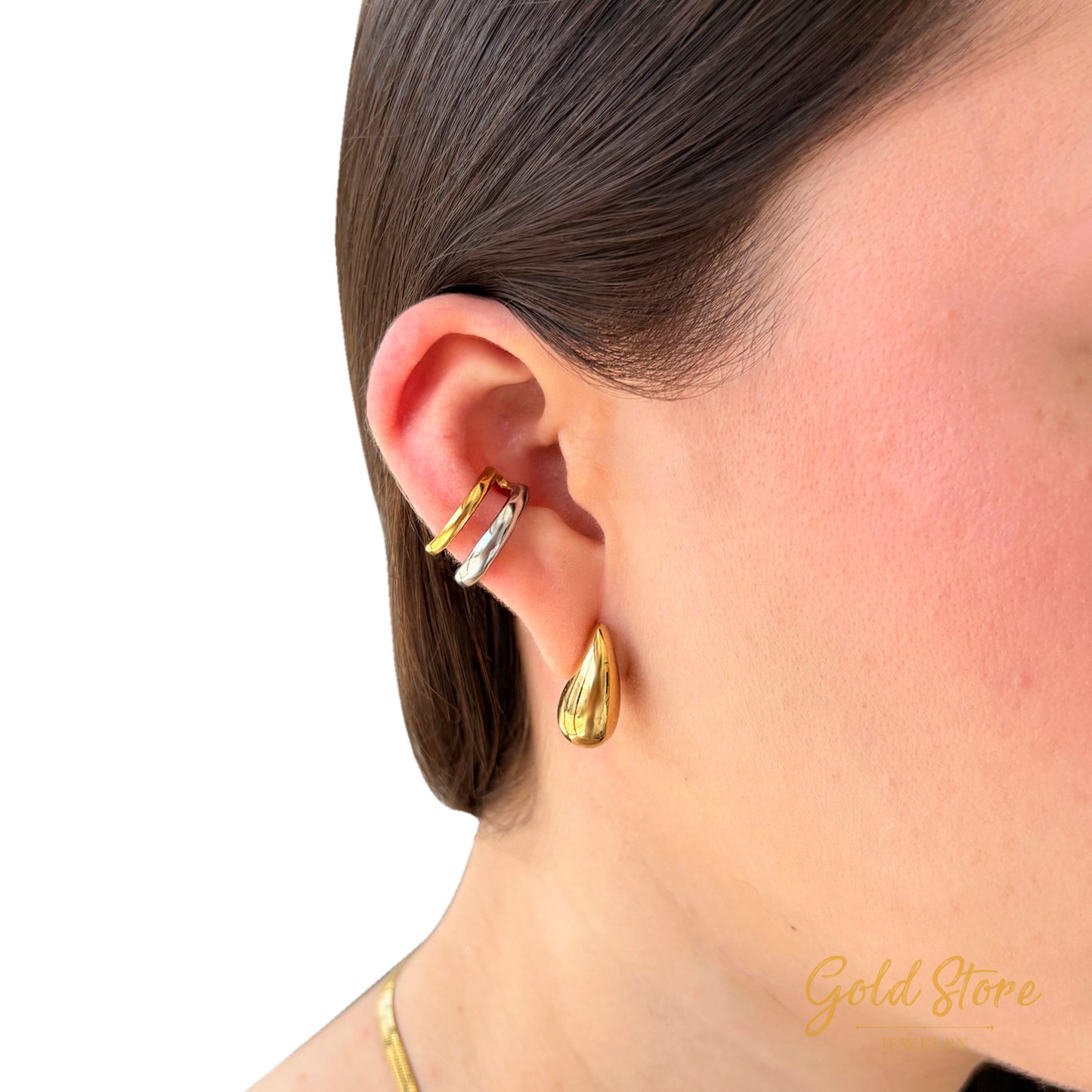 EAR CUFF BICOLOR DOBLE
