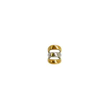EAR CUFF TRIPLE CHICO BICOLOR