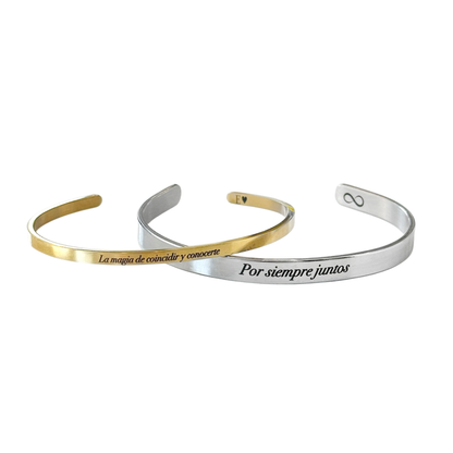 DUO BRAZALETES PERSONALIZADOS