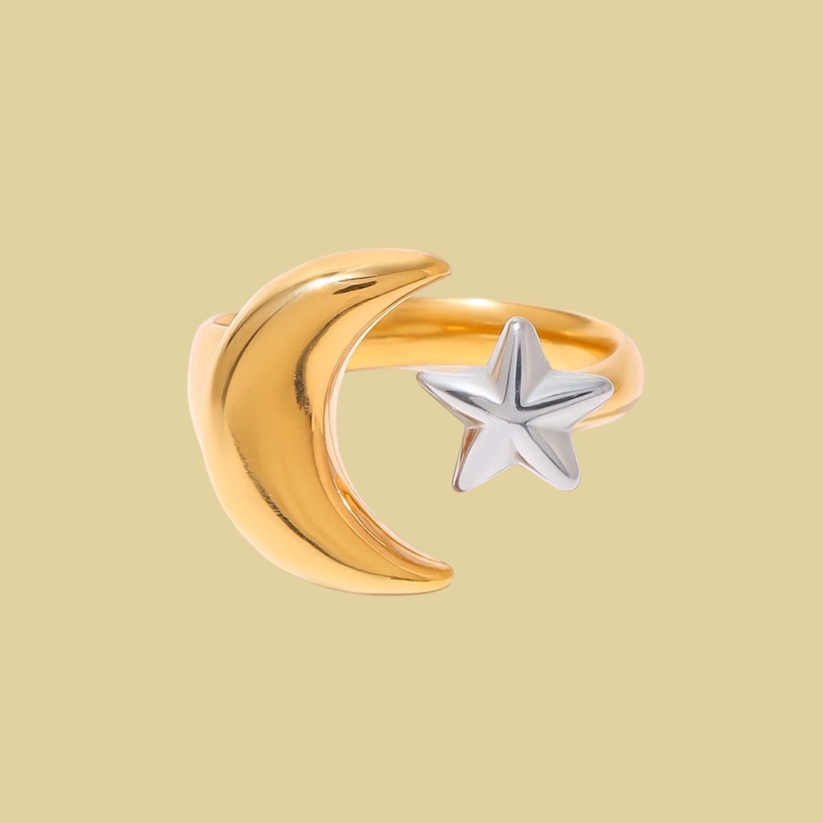 ANILLO LUNA Y ESTRELLA