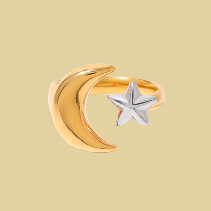 ANILLO LUNA Y ESTRELLA