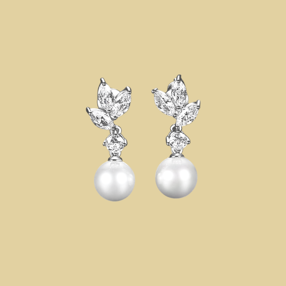 ARETES DE PERLA CON ZIRCONIAS