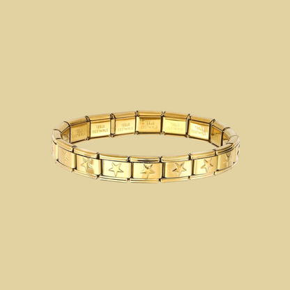 BRAZALETE ITALIANO ESTRELLAS