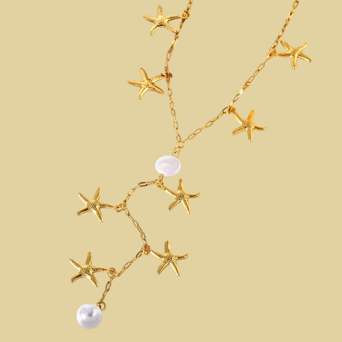 COLLAR LARGO ESTRELLAS DE MAR