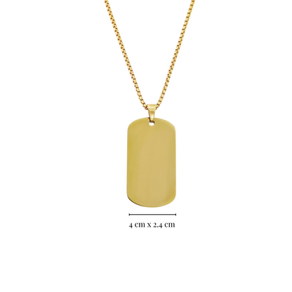 PLACA MILITAR PERSONALIZADA