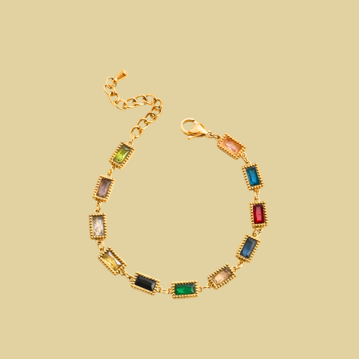 PULSERA ZIRCONIAS DE COLORES