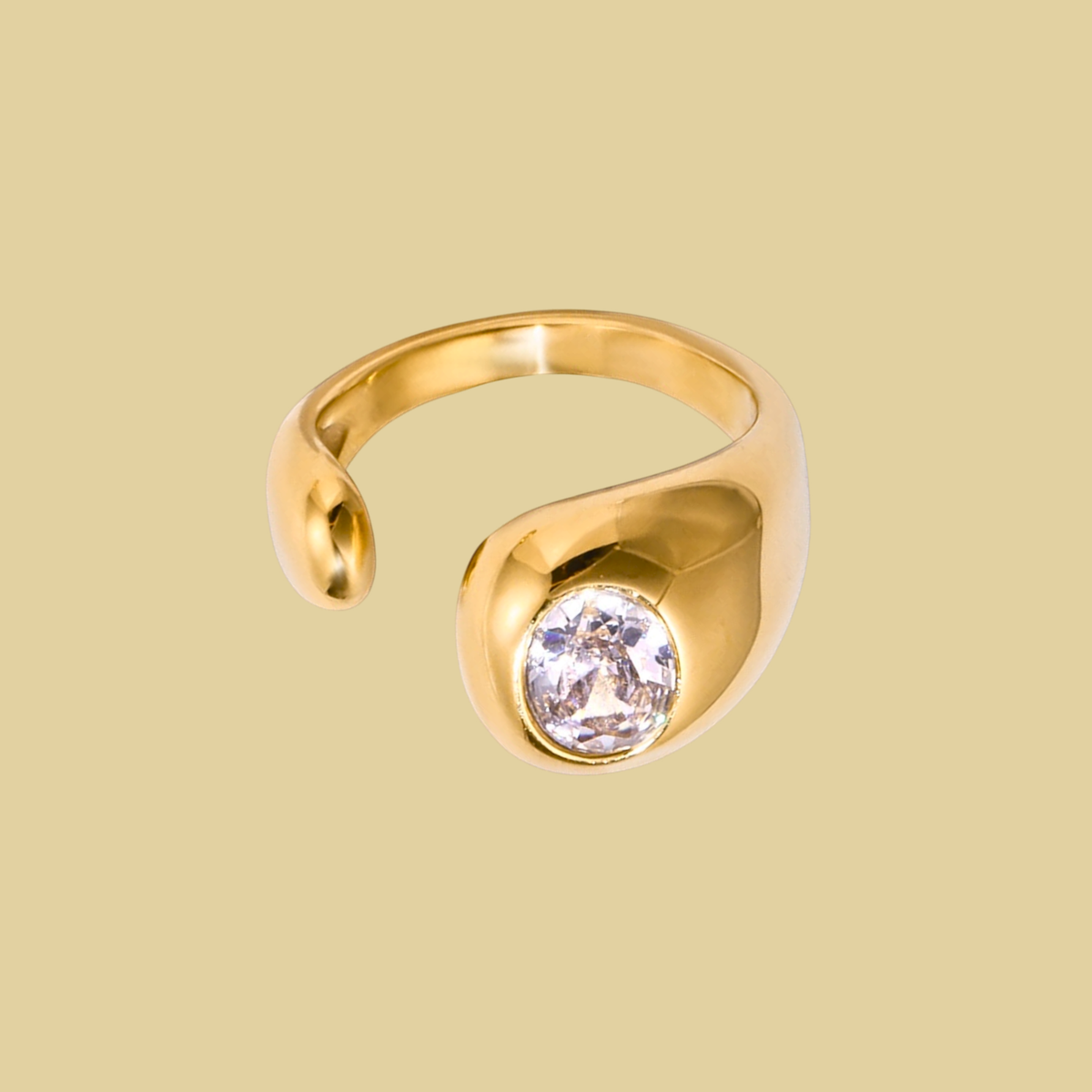 ANILLO ABIERTO CON ZIRCONIA