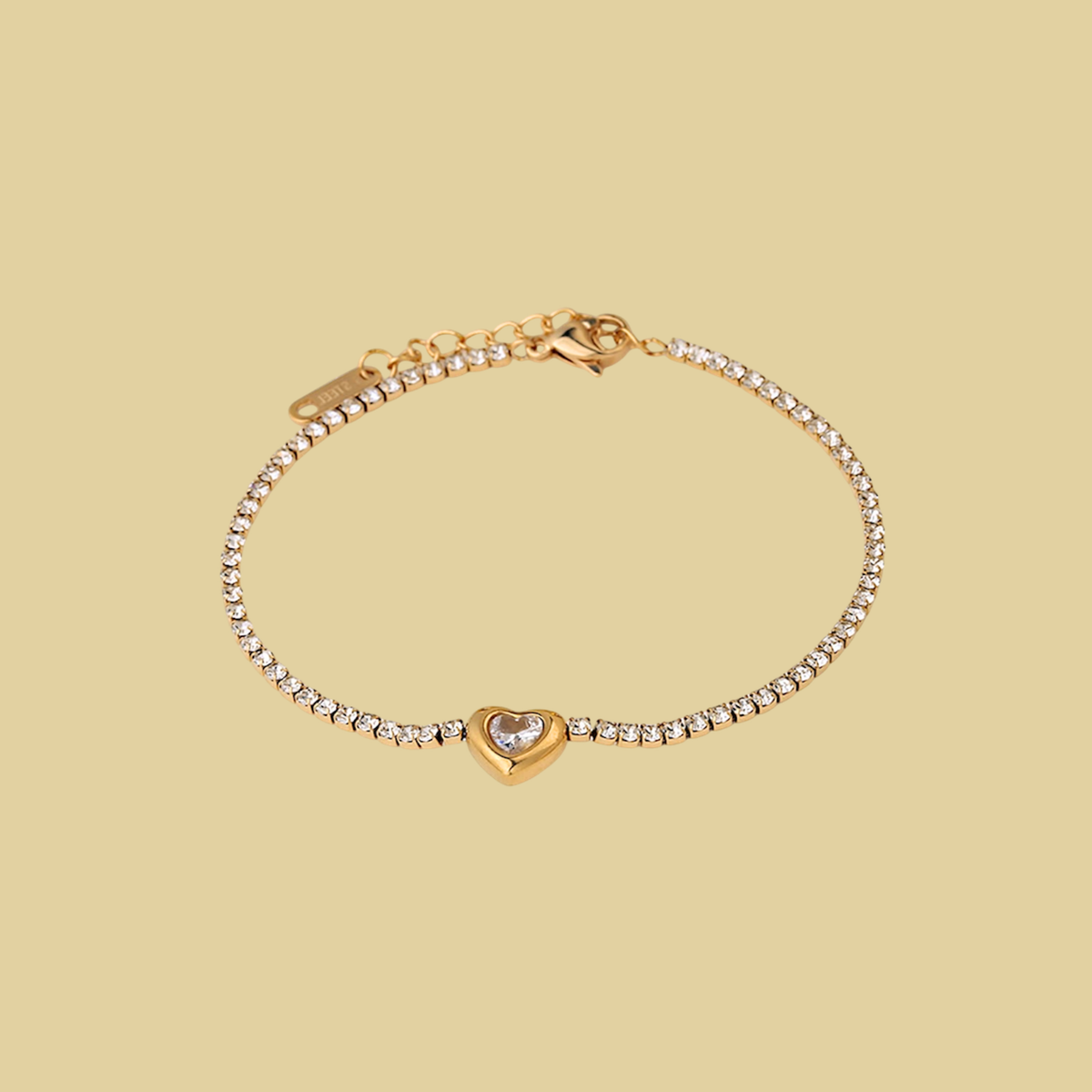 PULSERA ZIRCONIAS CORAZON