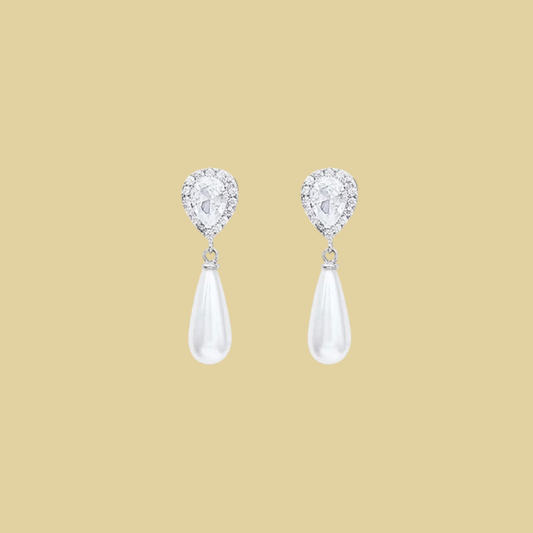 ARETES PERLA GOTA