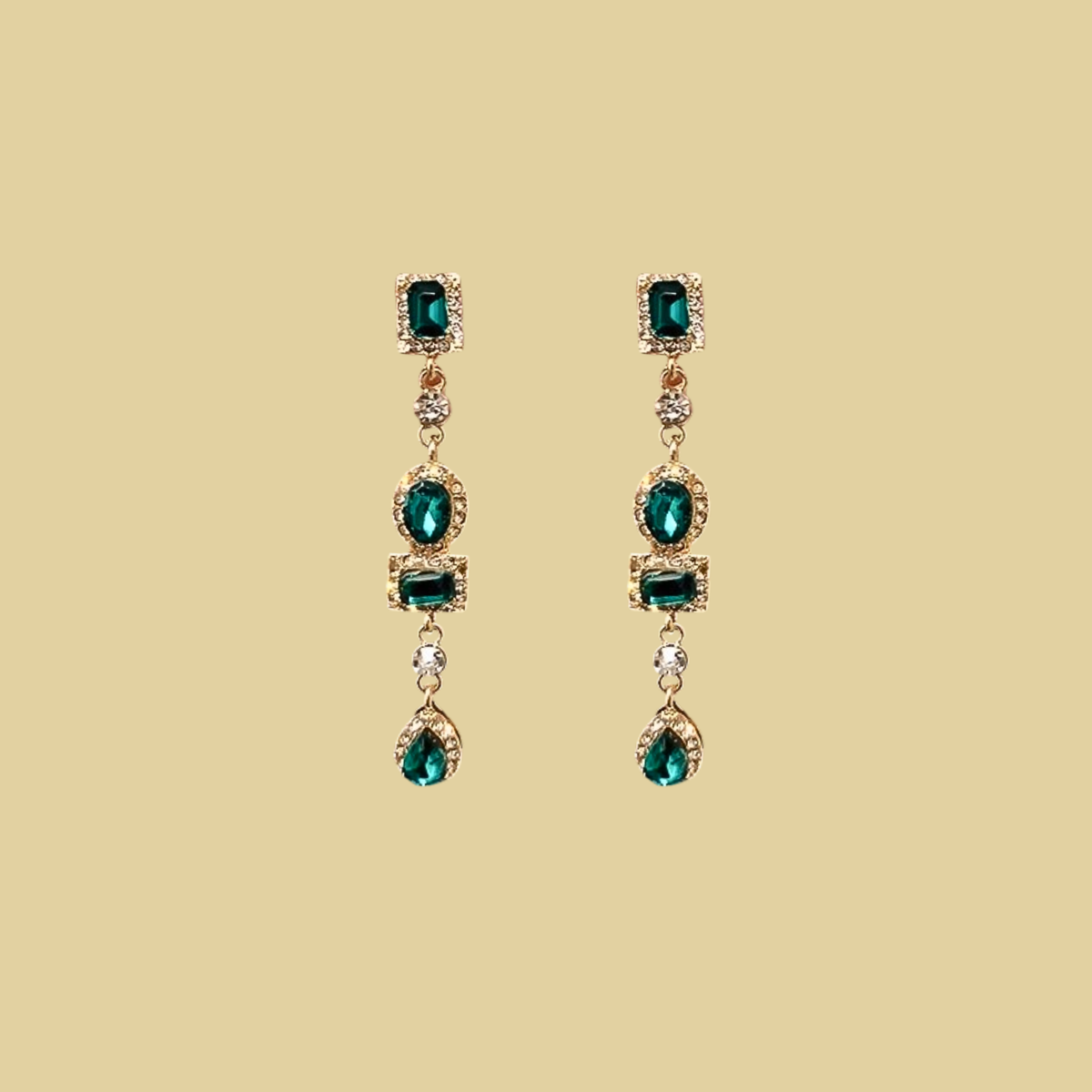ARETES LARGOS ELEGANTES