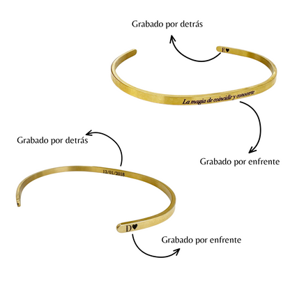 BRAZALETE GRABADO DELGADO