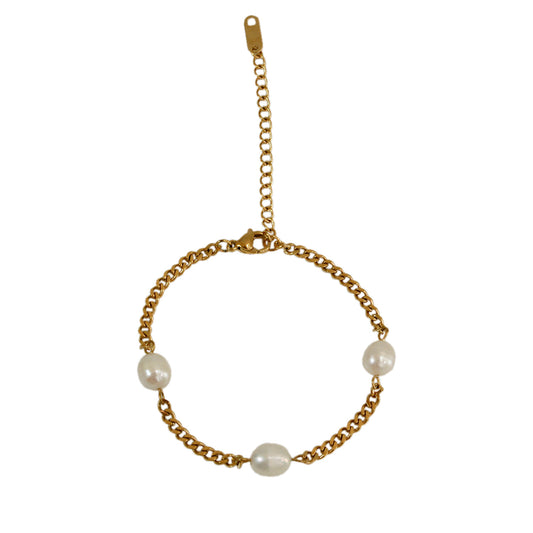 PULSERA 3 PERLAS CHICA