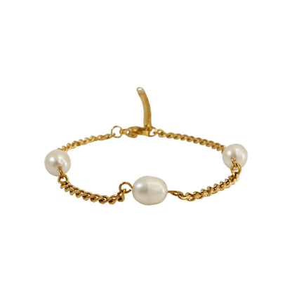 PULSERA 3 PERLAS CHICA