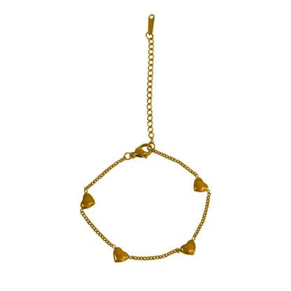 PULSERA 4 CORAZONES