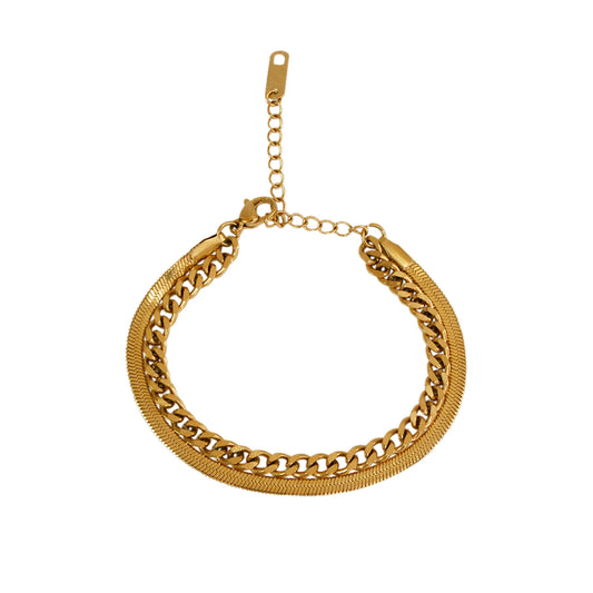 PULSERA DOBLE CADENA