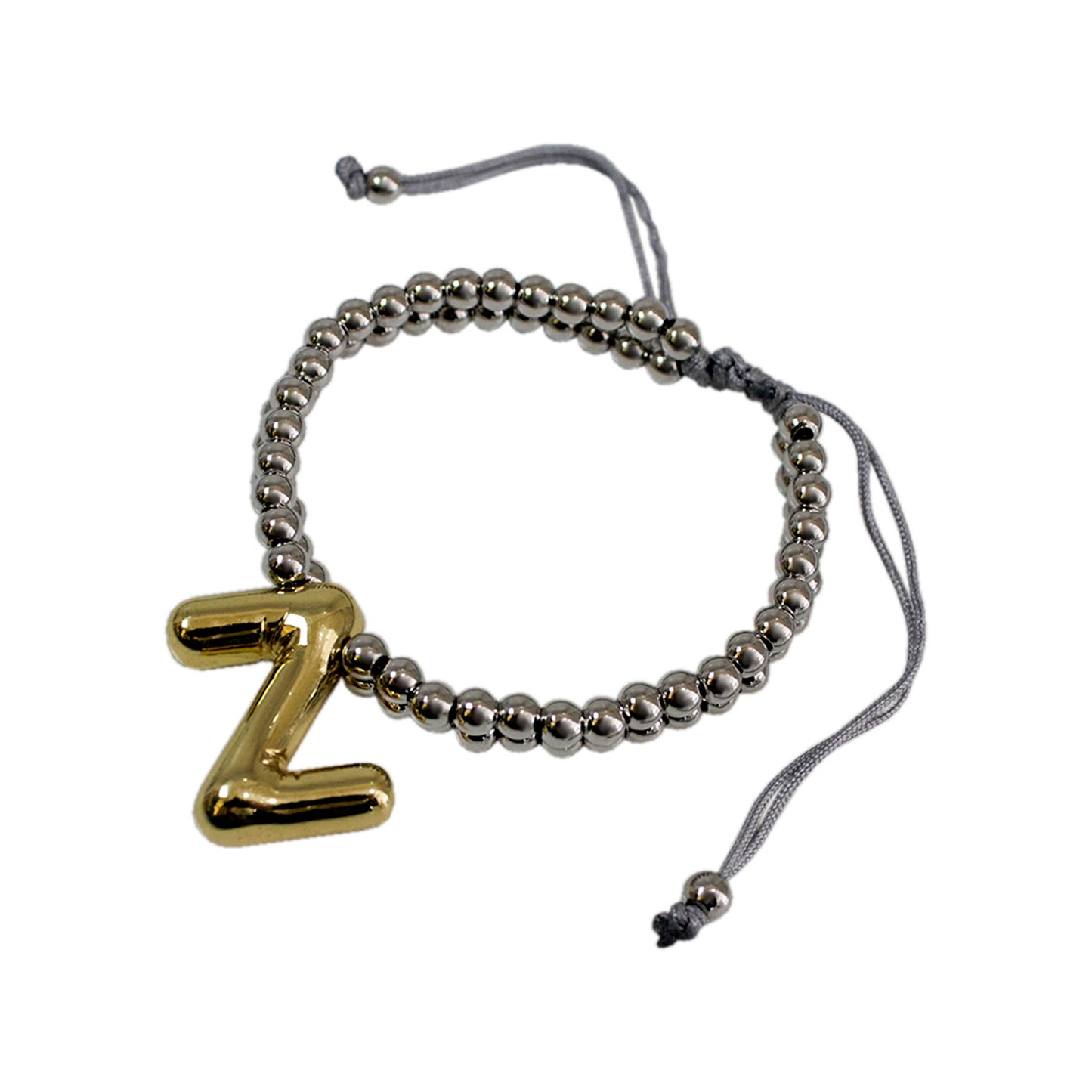 PULSERA INICIAL CHUNKY BICOLOR