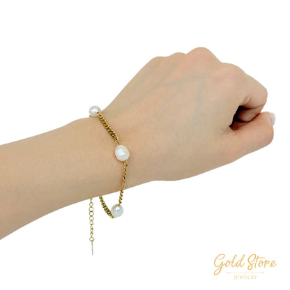 PULSERA 3 PERLAS CHICA