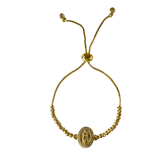 PULSERA VIRGEN AJUSTABLE