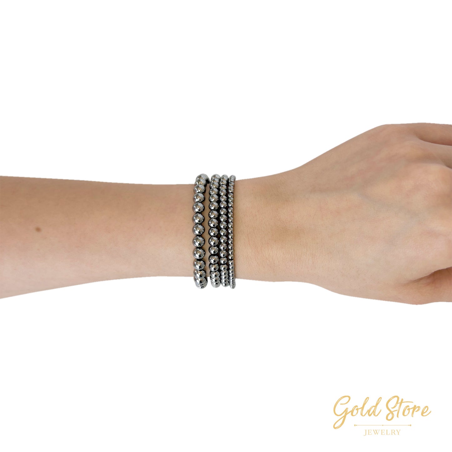 SET 4 PULSERAS BOLITAS